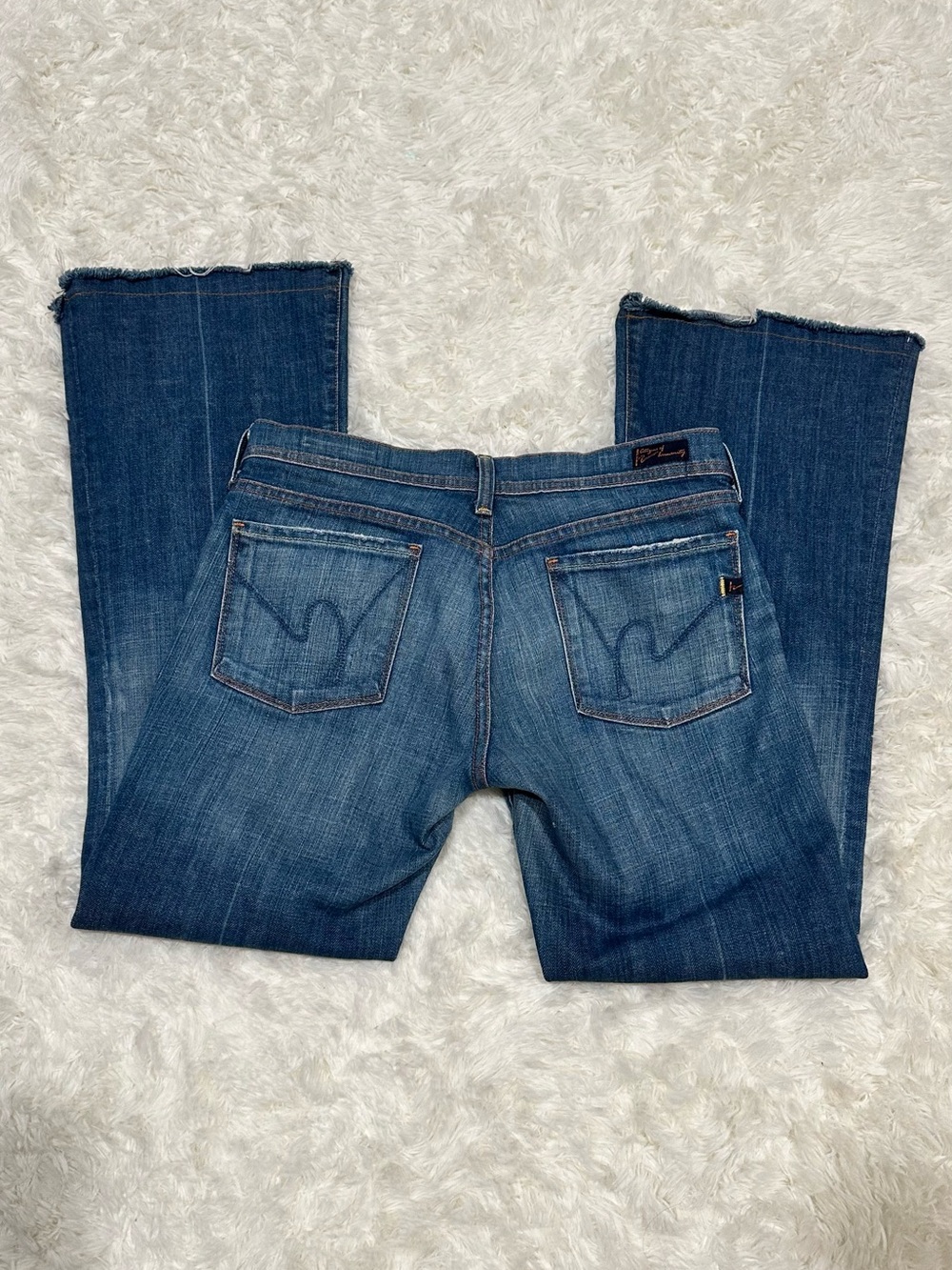 Citizens Of Humanity Dark Blue Boot Cut Jeans